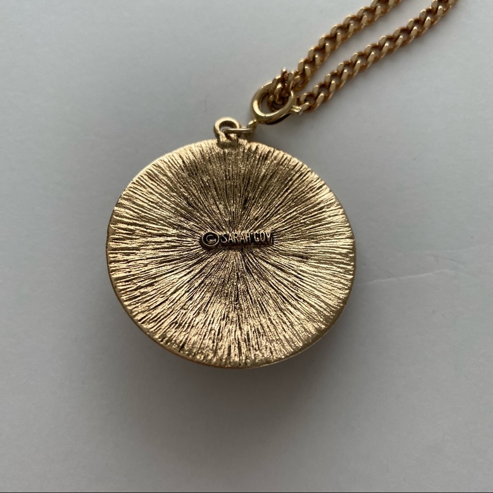 Sarah Cov Gold Necklace with Removable Pendant - Picture 3 of 7